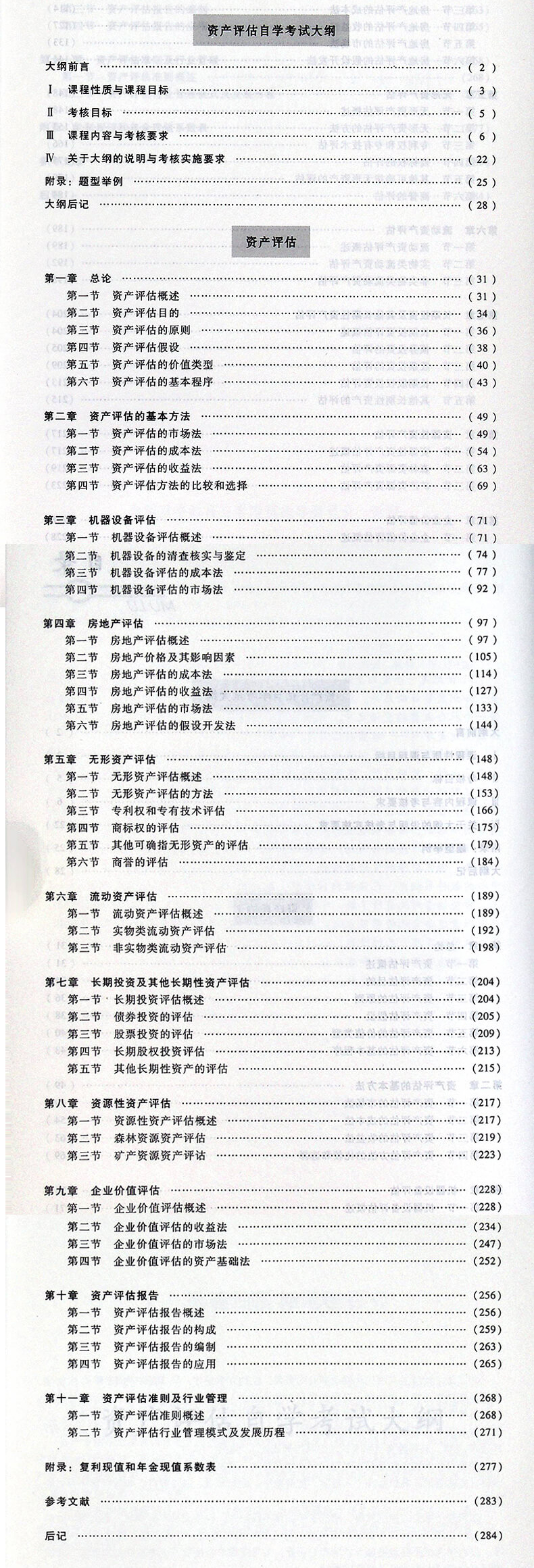 資產(chǎn)評估00158教材目錄 資產(chǎn)評估00158教材目錄